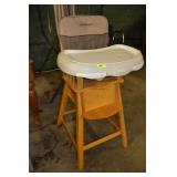 Eddie Bauer Classic  3in1 Wood high Chair