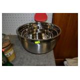 Set of Stainless Mixing Bowls