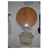 Cutting Board & Strainer Basket