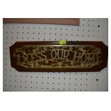 Bless our Home Placque