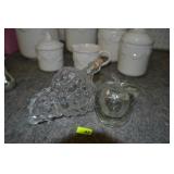 Grape Decanter & Apple Paperweight