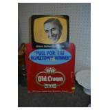 Vintage Old Crown Beer Stand Up