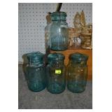 4 pack VIntage Ball Jars
