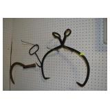 Vintage Tongs, Hook, Slingblade & more
