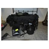 Canon EOS 650 w/ flash & bag