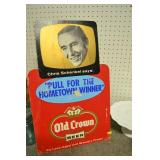 Vintage Old Crown Beer Stand Up