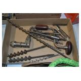 Vintage Hand Drill & Bits