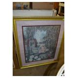 Beautiful Gold Framed Print on Canvas