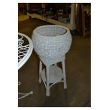 Wicker Plant Stand Basket