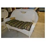 Wicker Loveseat