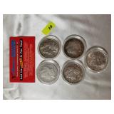 Morgan Silver Dollar  Lot of 5