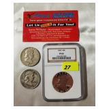 Franklin Half Dollar Lot of 3
