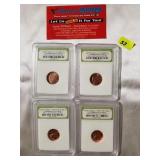 Lincoln Commemorative Pennies Uncirculated