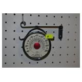 Vintage Thermometer w/ Mounting Bracket