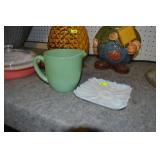 Fire King Jadite Cup & Misc. Plate