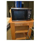 Microwave & Cart