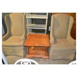 Highback Arm Chairs w/ Table
