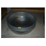 Galvanized Oild Drain Pans x6
