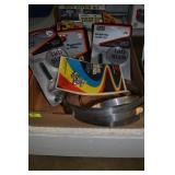 Misc. Lot. Magnifying Glass, Clips & more