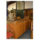 Mid Centruy Modern Dresser w/Mirror