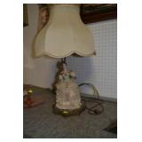 Vintage Lamp (Lady & Gown)