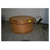 Vintage Wood Hat Box