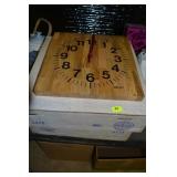 Welby Butcher Block Clock x 2