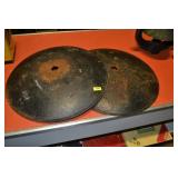 2 Plow Disc Blades
