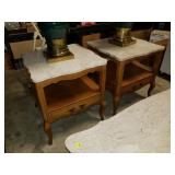 Marble Top End Tables