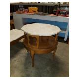 Marble Top End Table