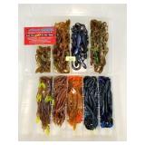 Assorted Plastic Worm Bait