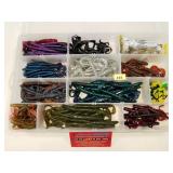 Assorted Plastic Worm Bait