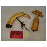 Sterling Capped Stag & French Corkscrew