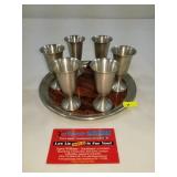 Pewter Cordials Set