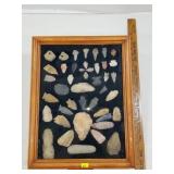 Arrowhead Collection in Case
