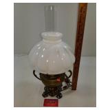 Vintage Lamp, Beautiful Globe & Chimney