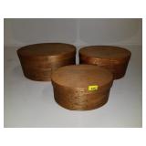 Vintage Oval Nesting Boxes