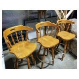 Trio of Bar Stools