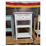 Whitewashed Side Table or Nightstand