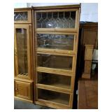 Custom Built Oak Barrister Style Cabinet