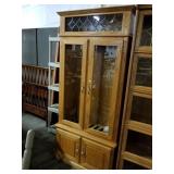 Custom Built Oak Locking Gun Cabinet