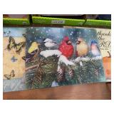 3 glass placemats