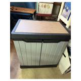 Plastic storage cabinet