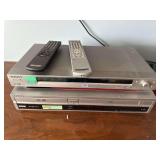 Sony DVD and vhs player recorder