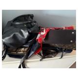 Pile of miscellaneous purses