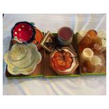 3 flats of miscellaneous household items as shown