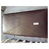 Leather style storage trunk