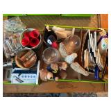 3 flats of miscellaneous household items