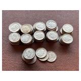 113 silver Roosevelt dimes pre 1965