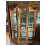 Lighted curio cabinet